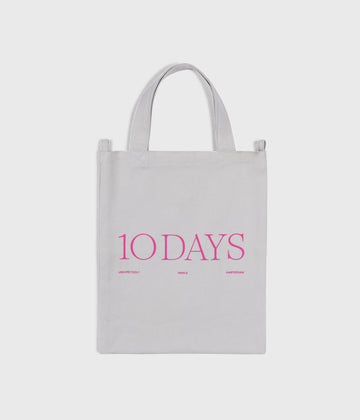 canvas 10DAYS mini shopper | stone