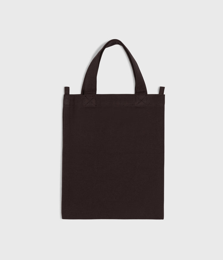 canvas 10DAYS mini shopper | chocolate