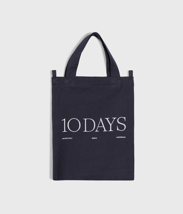 canvas 10DAYS mini shopper | yale blue