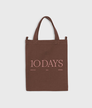 canvas 10DAYS mini shopper | fudge