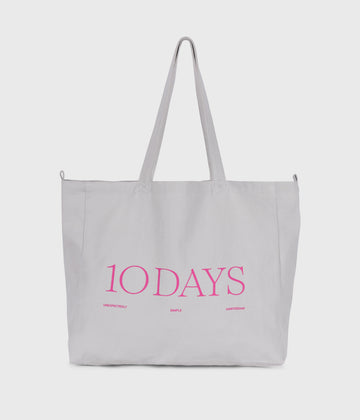 canvas 10DAYS shopper | stone