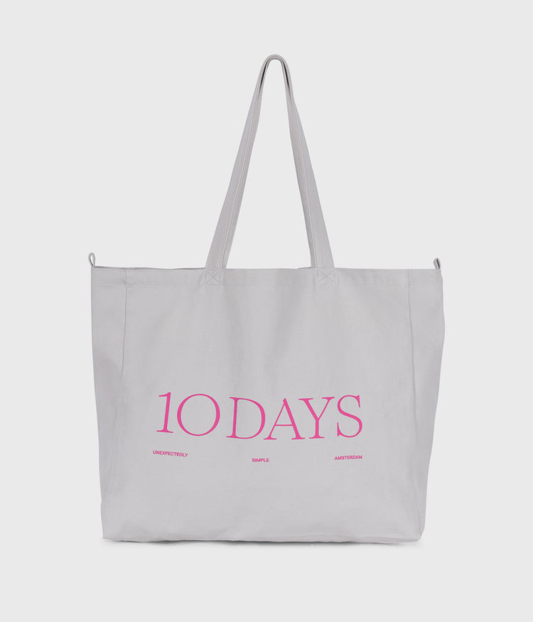 canvas 10DAYS shopper | stone