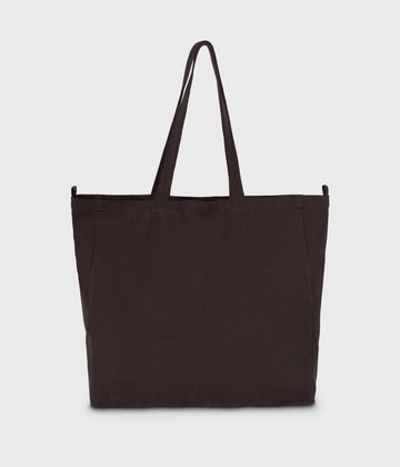 canvas 10DAYS shopper | chocolate