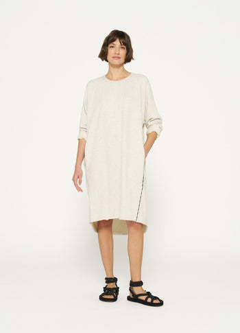 beach dress | soft white melee