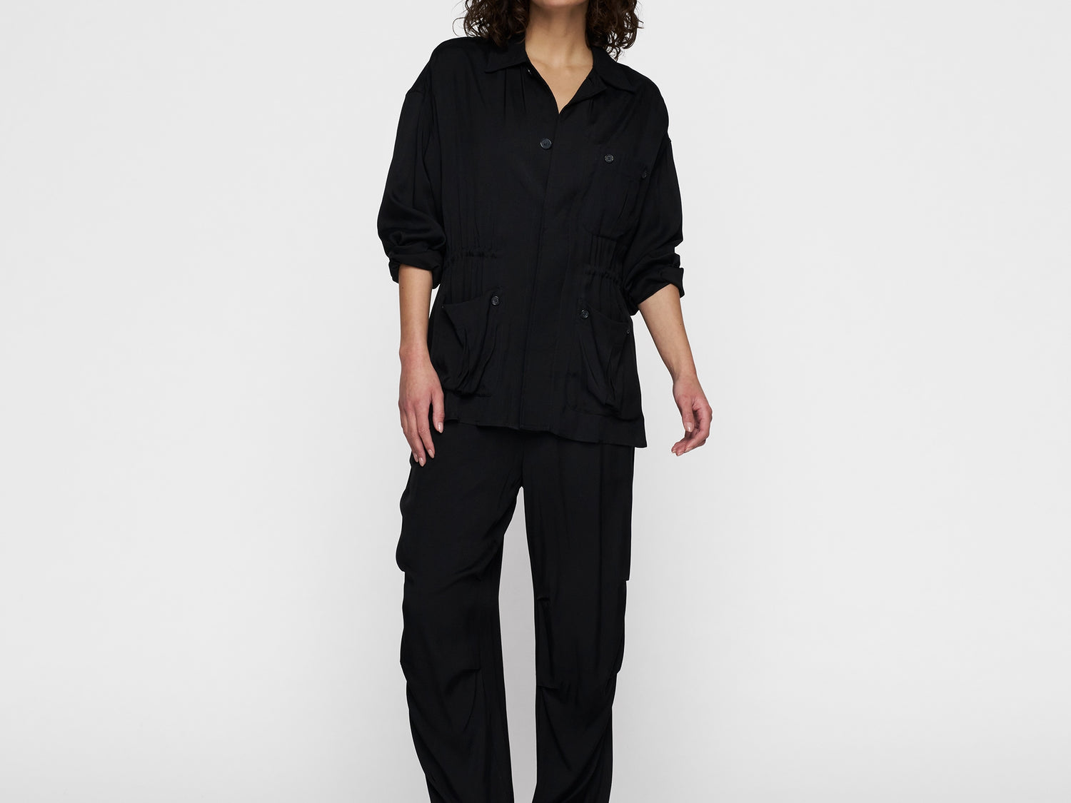 safari jacket | black