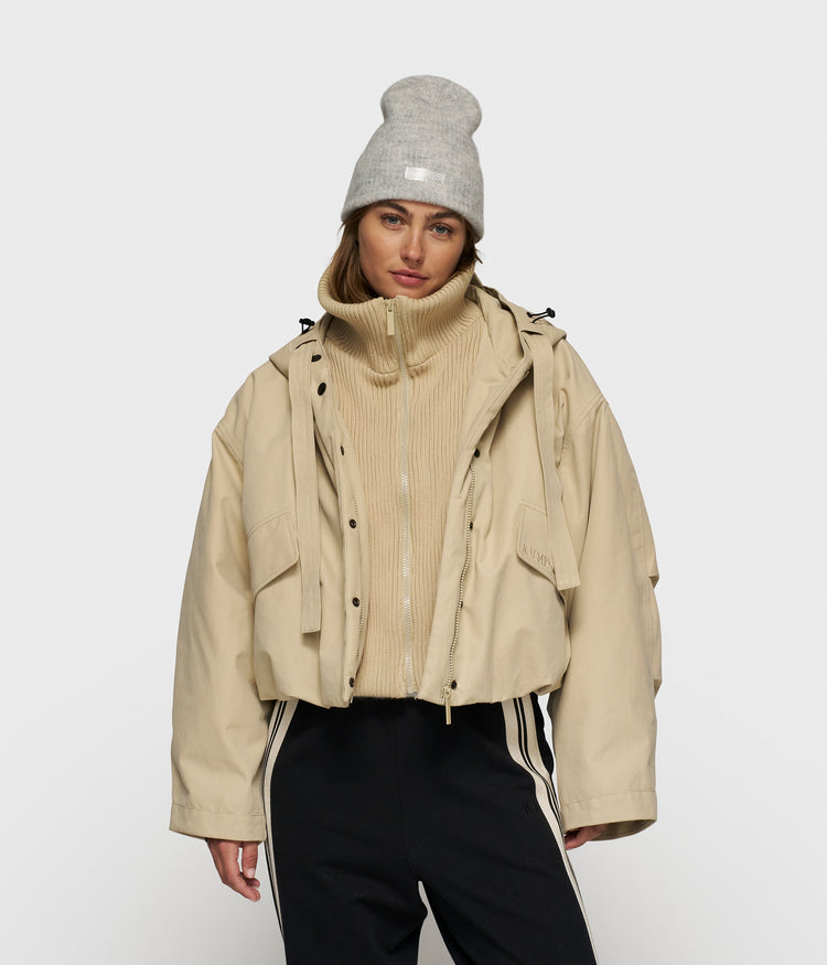 the queen parka | pure sand
