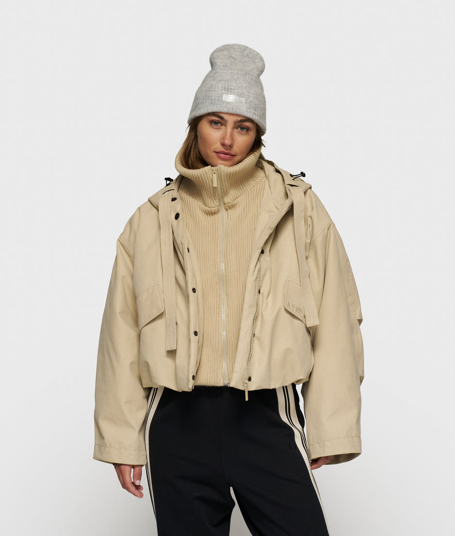 the queen parka | pure sand