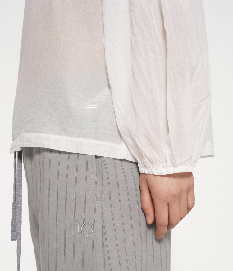 balloon sleeve blouse | ecru