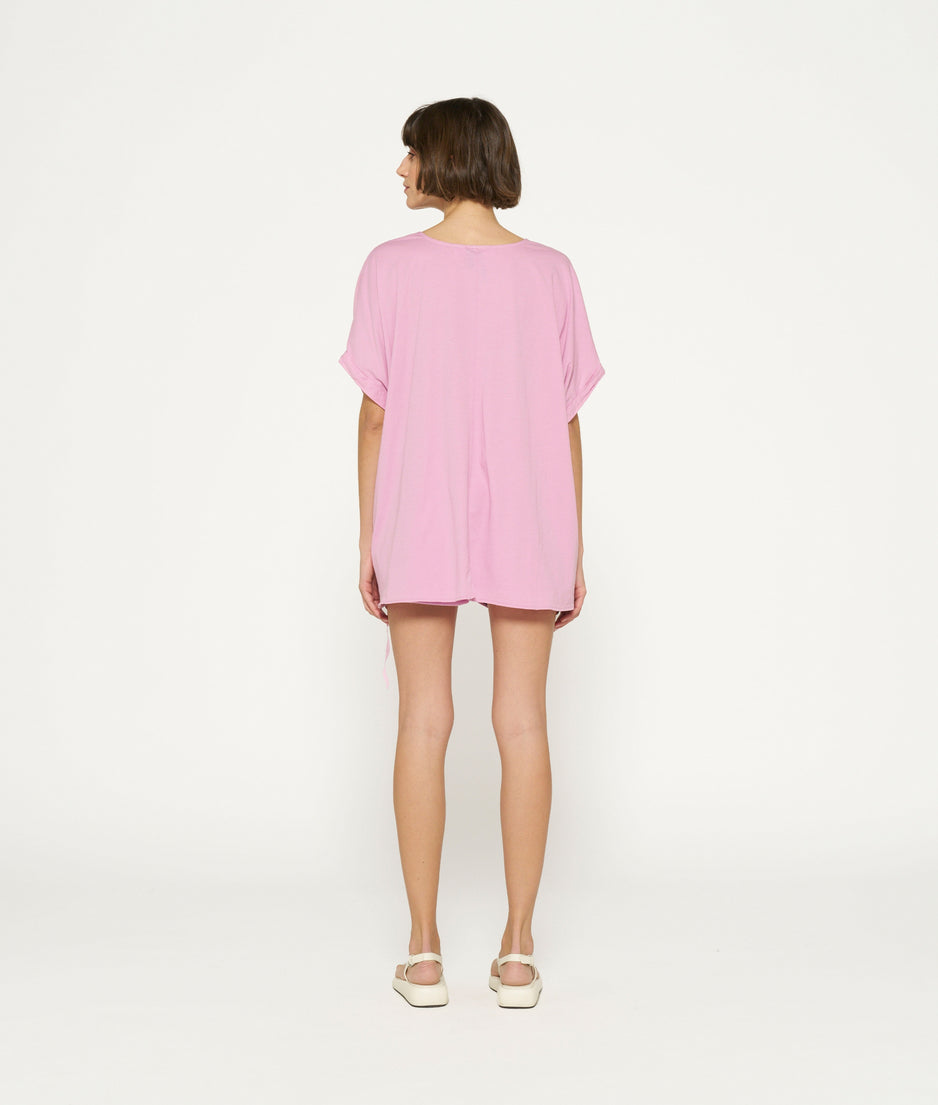 shortsleeve blouse | violet