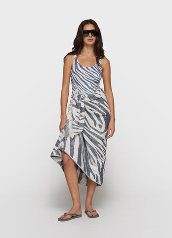 hamam towel zebra | light vanilla