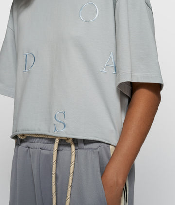 thick cotton tee 10DAYS | clean blue