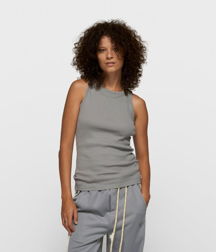 a-symmetric rib top | light graphite