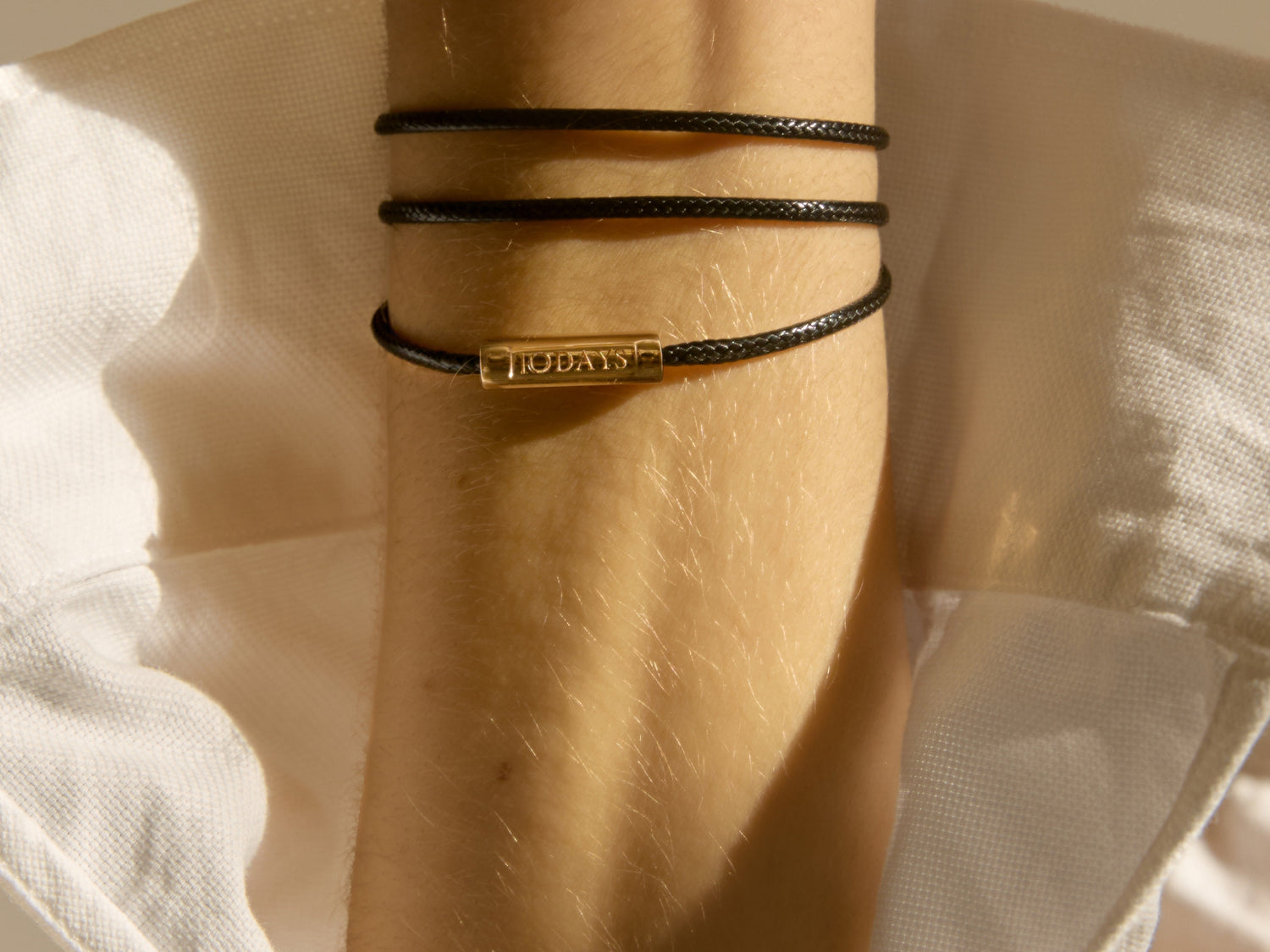 10DAYS golden bead bracelet | gold