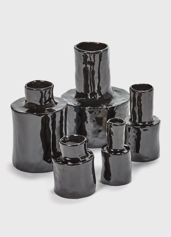 Vase 4 Héléna 15CM | black