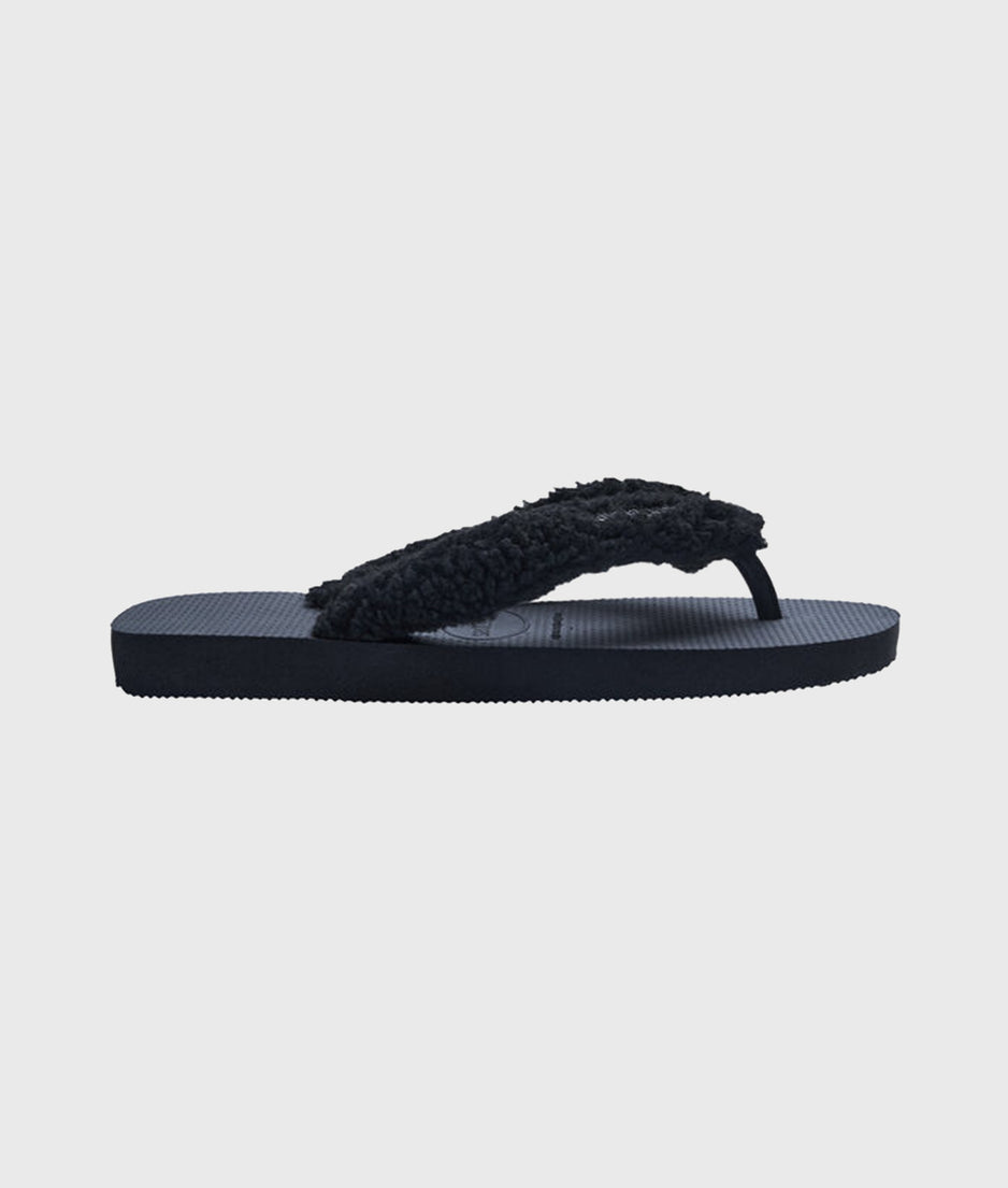 HAVAIANAS FLIPFLOP FLUFFY | black