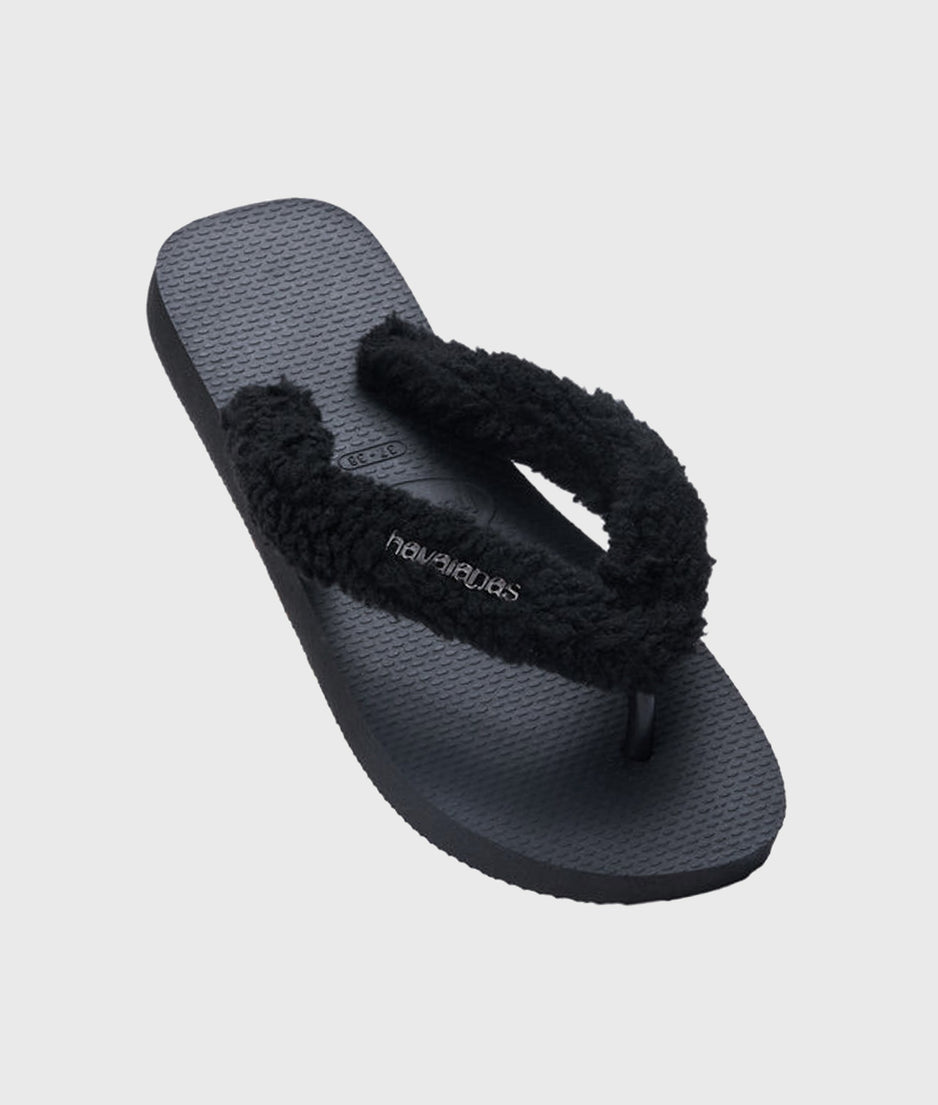 HAVAIANAS FLIPFLOP FLUFFY | black