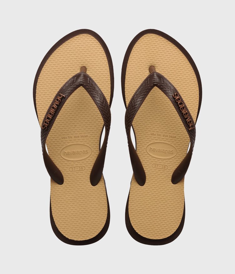 HAVAIANAS TOP POINT FUSION | brown