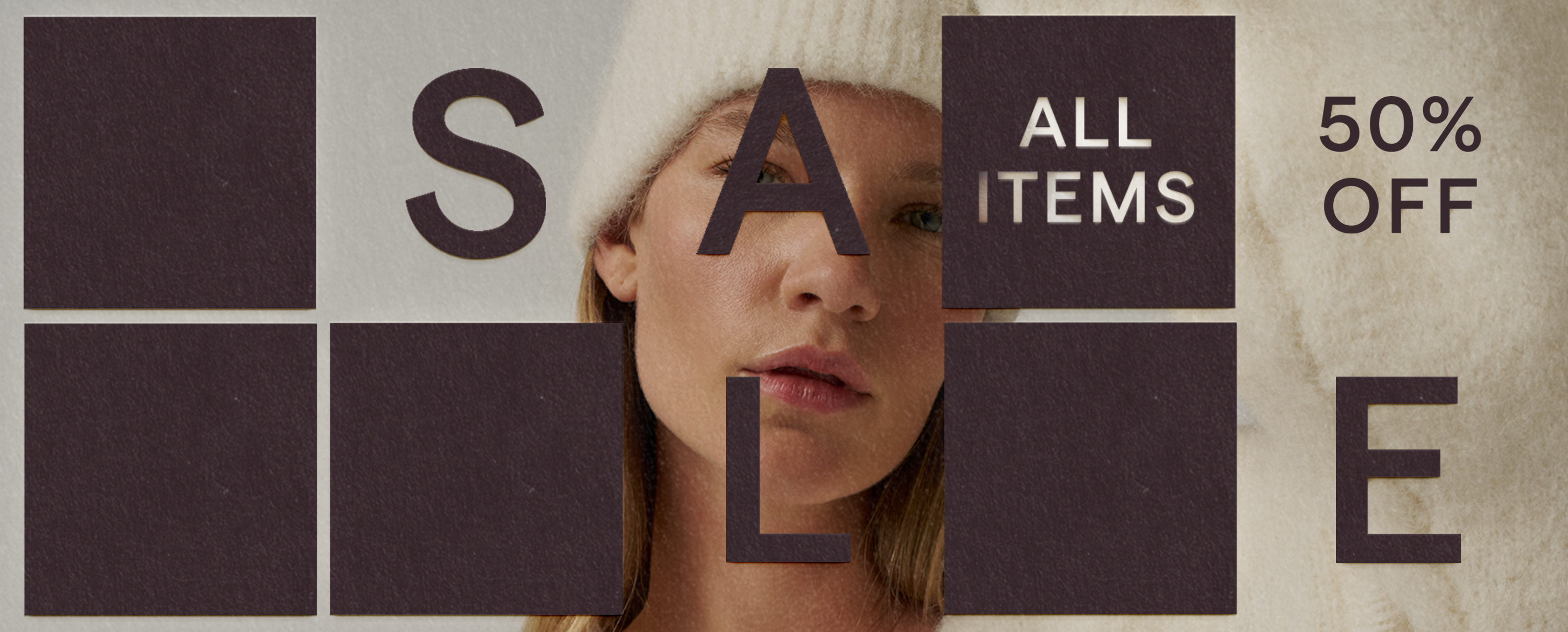 SHOP SALE - ALL ITEMS 50% OFF