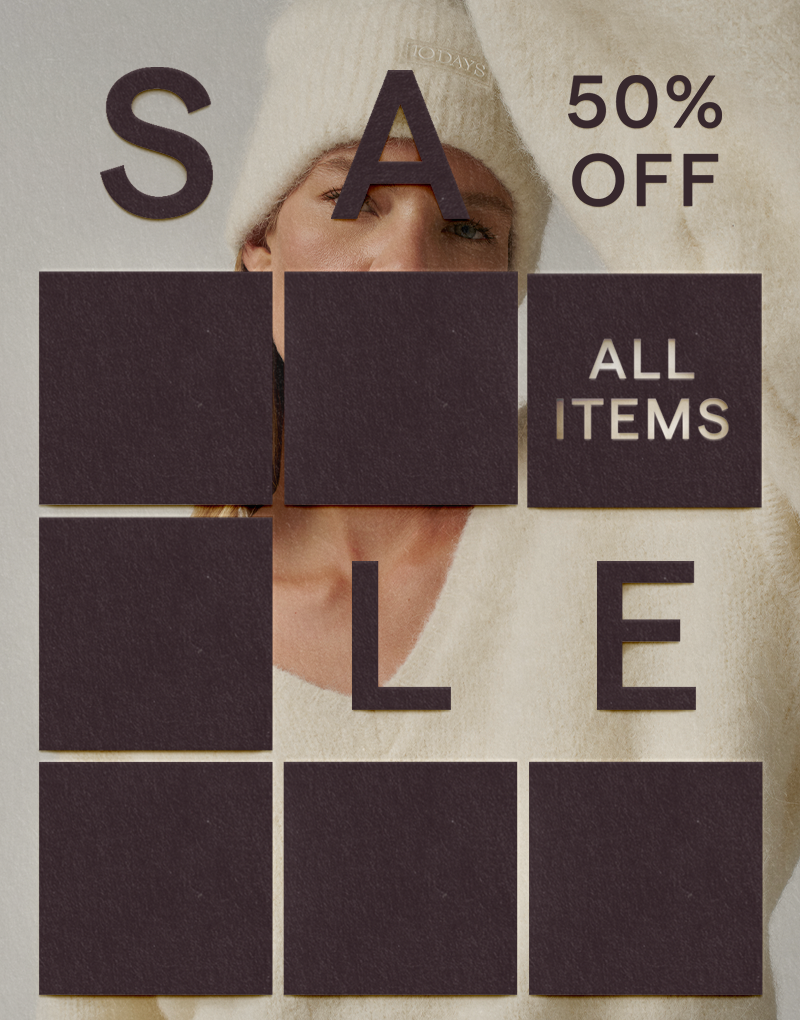 SHOP SALE - ALL ITEMS 50% OFF