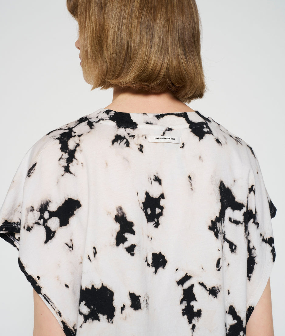 bleached tee | ecru