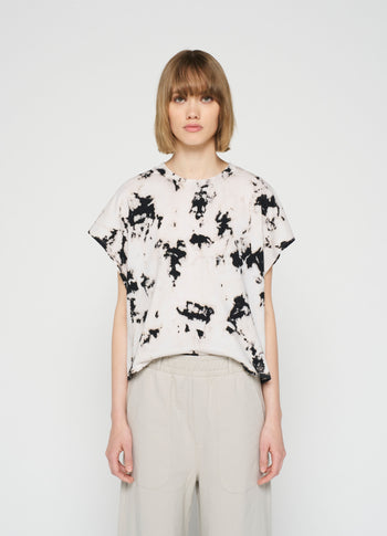 bleached tee | ecru