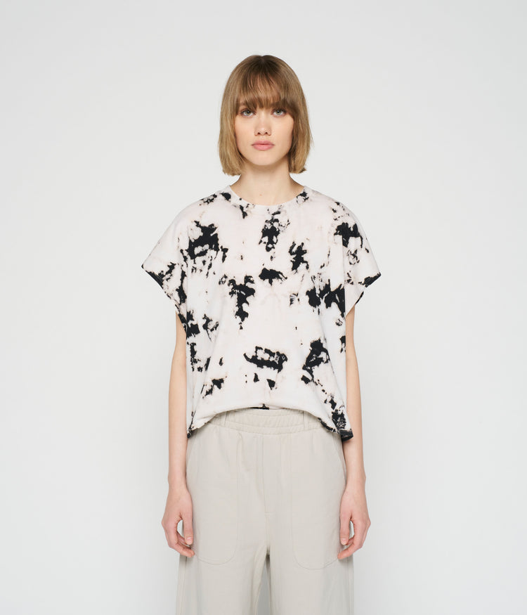 bleached tee | ecru