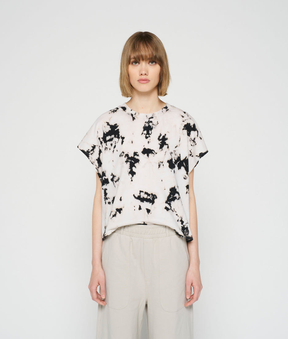 bleached tee | ecru