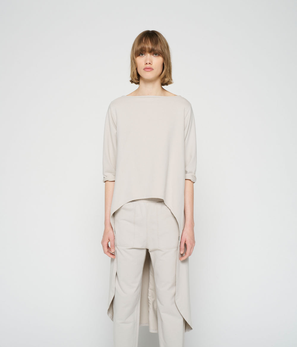 smoking sweater | grey sky