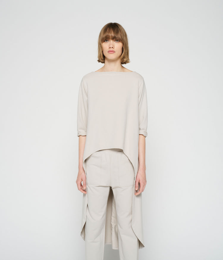 smoking sweater | grey sky