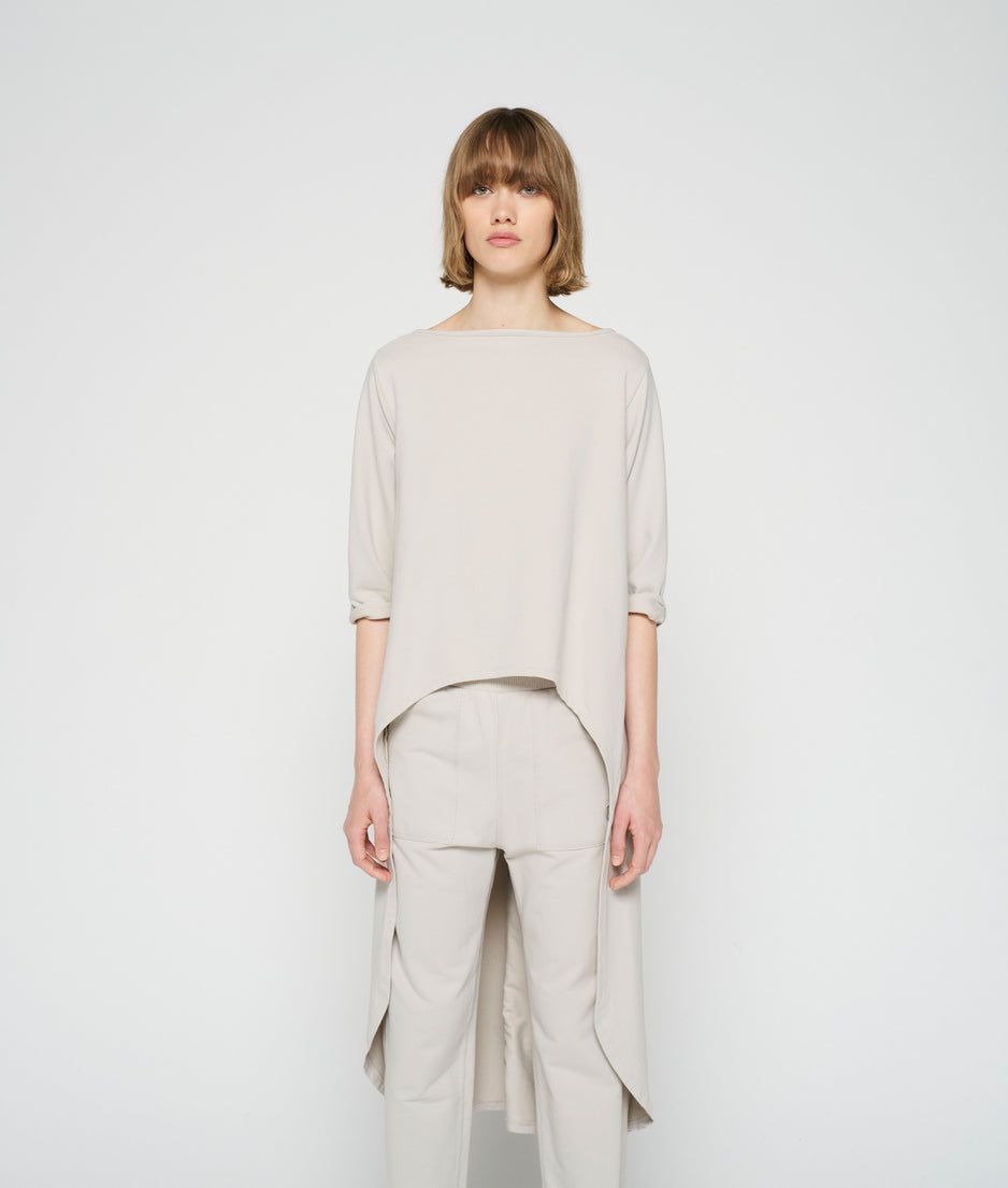 smoking sweater | grey sky