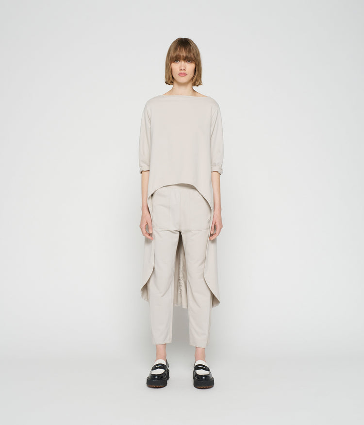 smoking sweater | grey sky