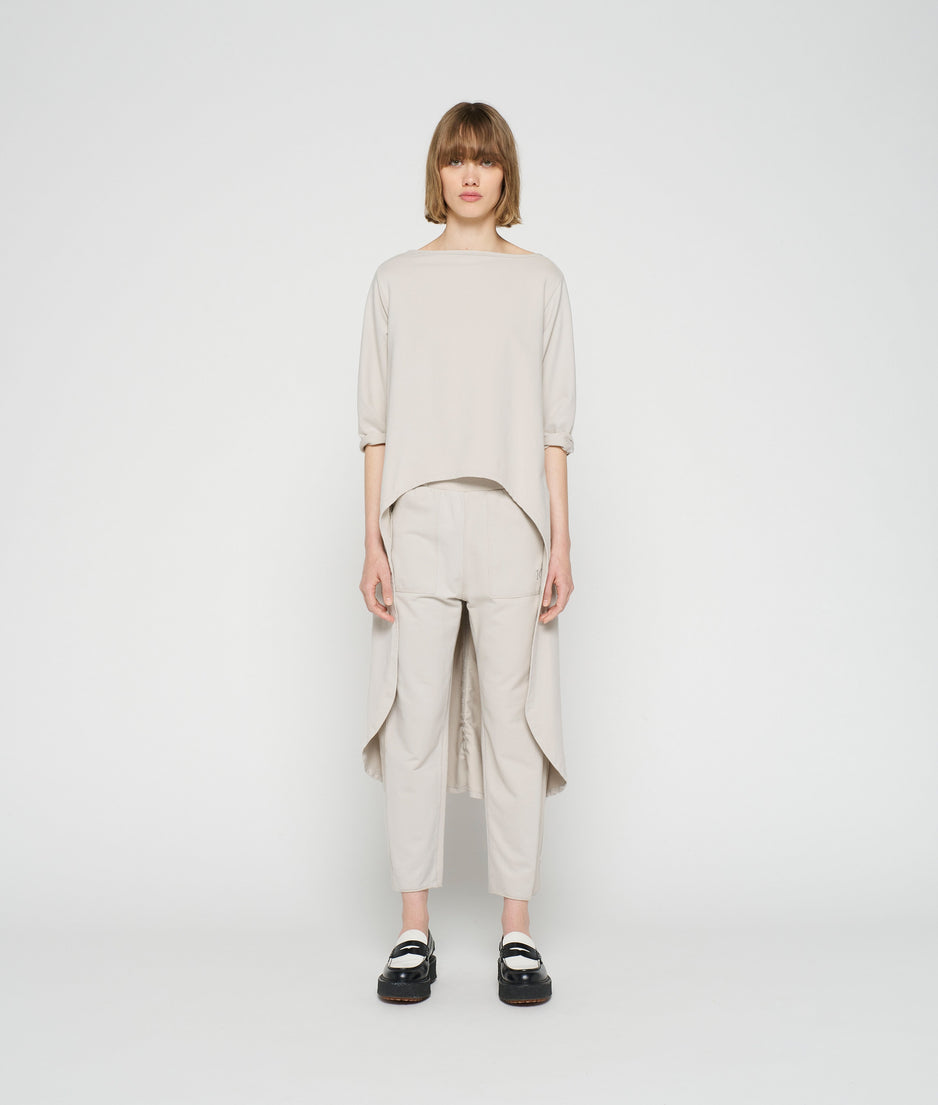 smoking sweater | grey sky