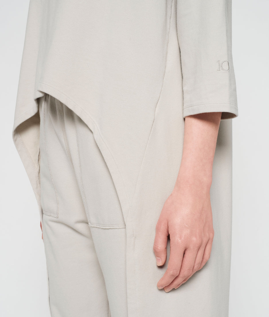 smoking sweater | grey sky