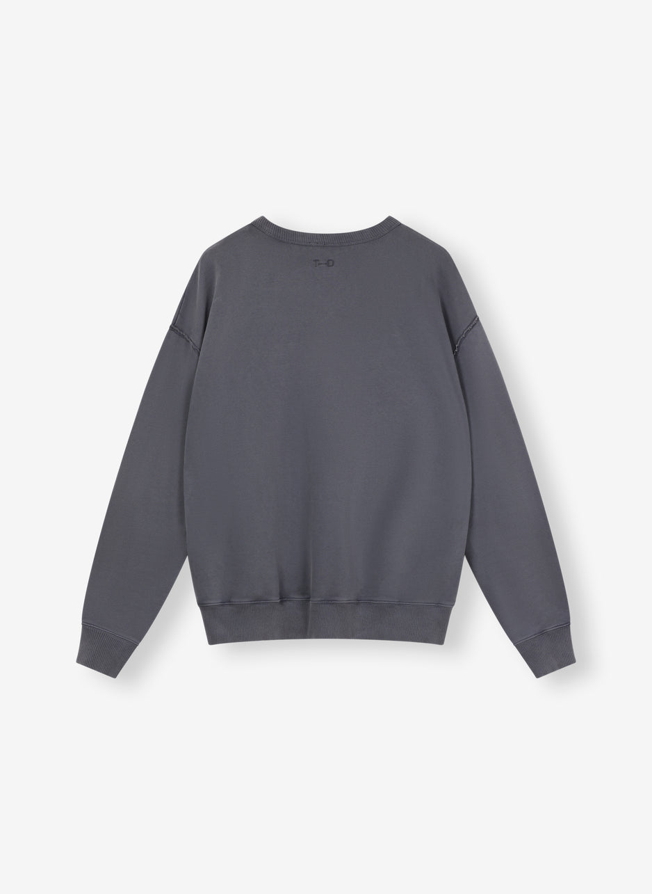 Levi fleece sweater | faded blue
