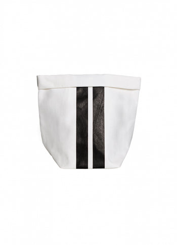 THE PAPER BAG SMALL | white